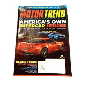 Motor Trend magazine August 2010 VOL 62, NO 8